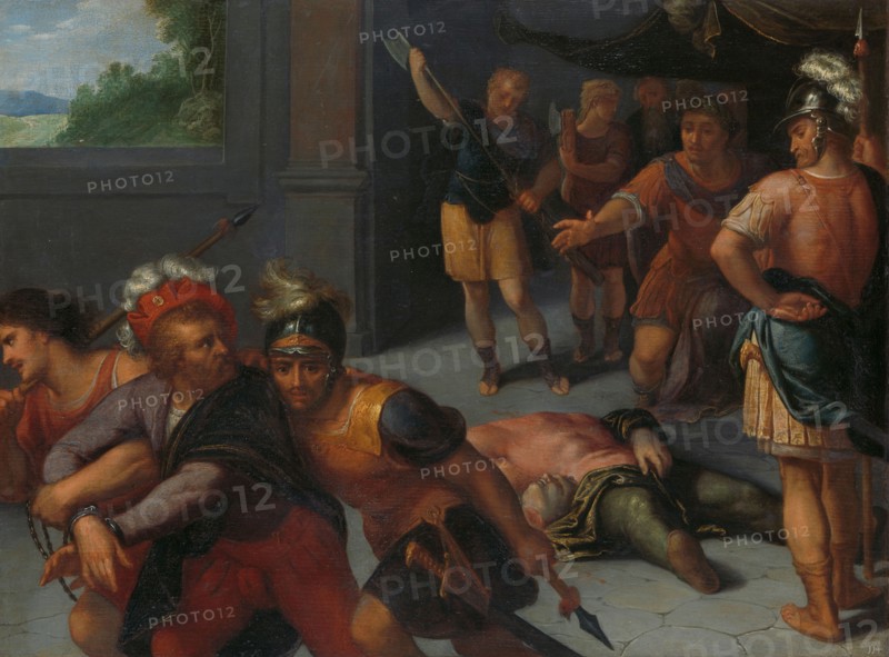 The Beheading of Claudius Paulus and the Capture of Julius Civilis, 1600-1613. Creator: Otto Van Veen.