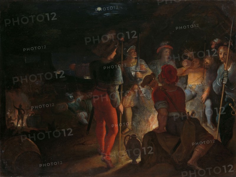 The Batavians Besiege the Roman Army Regiments at Vetera, 1600-1613. Creator: Otto Van Veen.