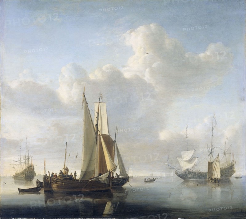 Ships before the Coast, after 1670. Creator: Willem van de Velde the Younger.