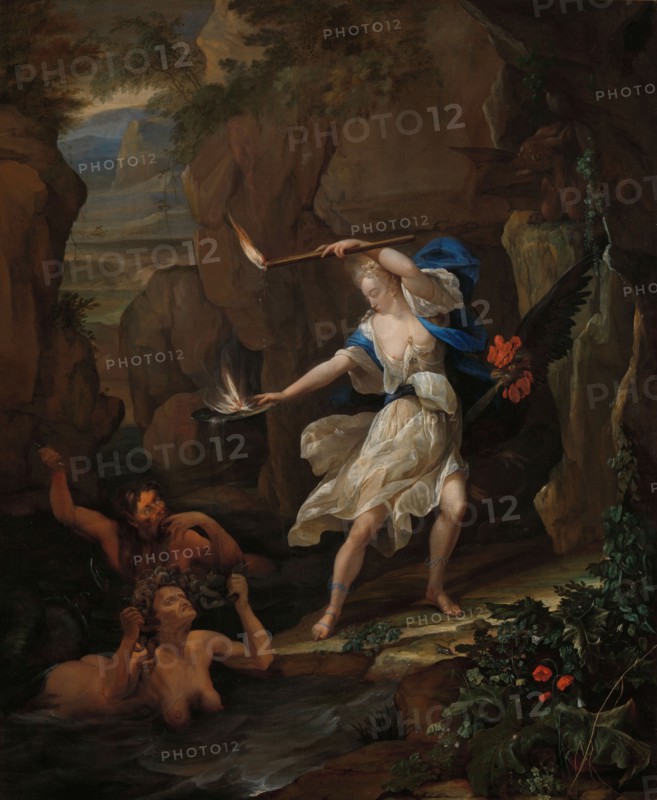 Circe Punishes Glaucus by Turning Scylla into a Monster, 1695. Creator: Eglon Hendrik van der Neer.