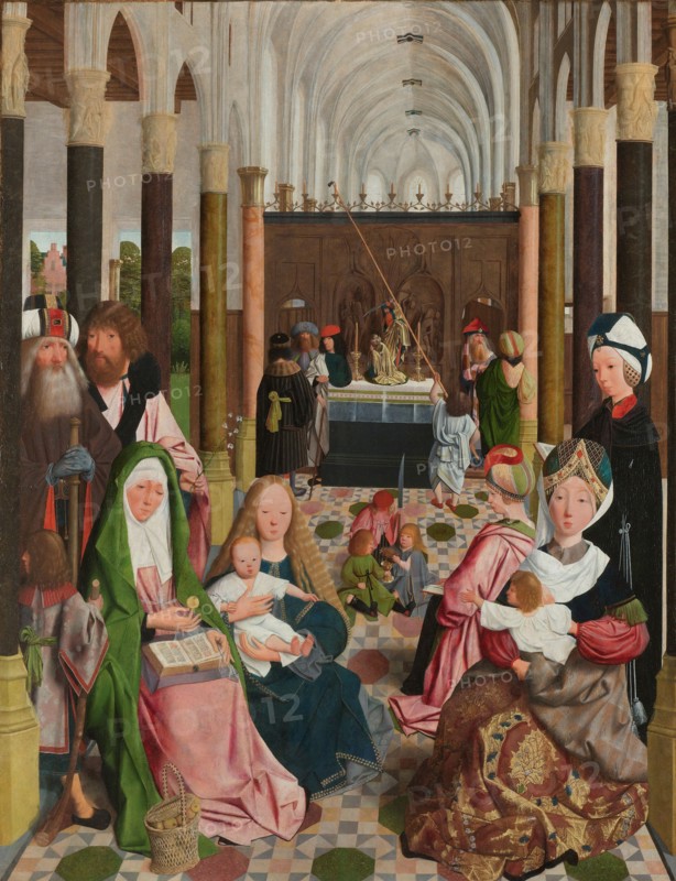 The Holy Kinship, c.1495. Creator: Geertgen tot Sint Jans.