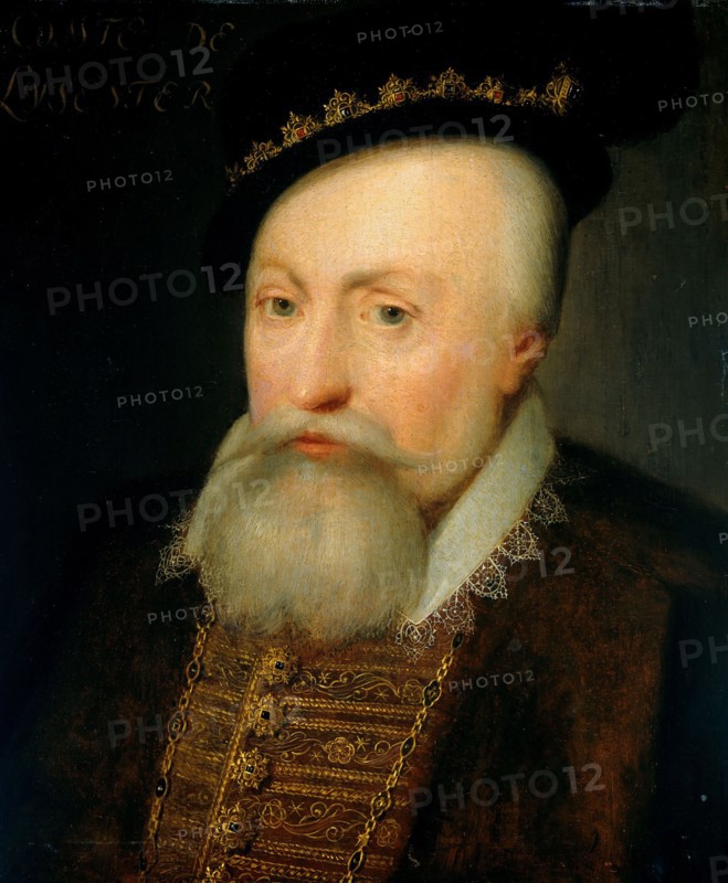 Portrait of Robert Dudley (1532-88), Earl of Leicester, c.1609-c.1633. Creator: Workshop of Jan Antonisz van Ravesteyn.