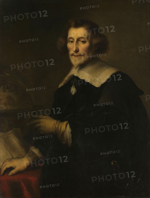 Portrait of Pieter Corneliszoon Hooft, Bailiff of Muiden, Historian and Poet, 1630-1700. Creator: Joachim von Sandrart (I) (copy after).