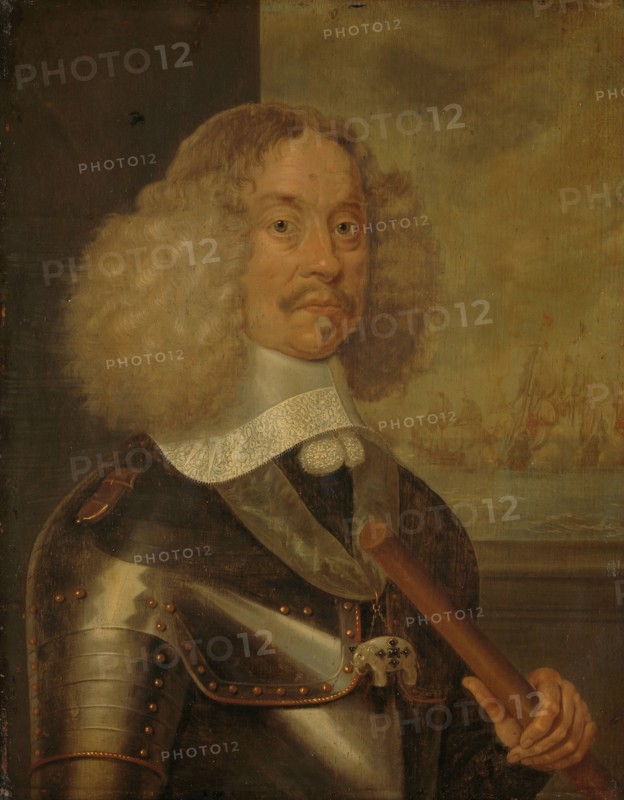 Portrait of Jacob Baron van Wassenaer, Lord of Obdam, Lieutenant-Admiral of Holland..., 1640-1665. Creator: Abraham van Westervelt.