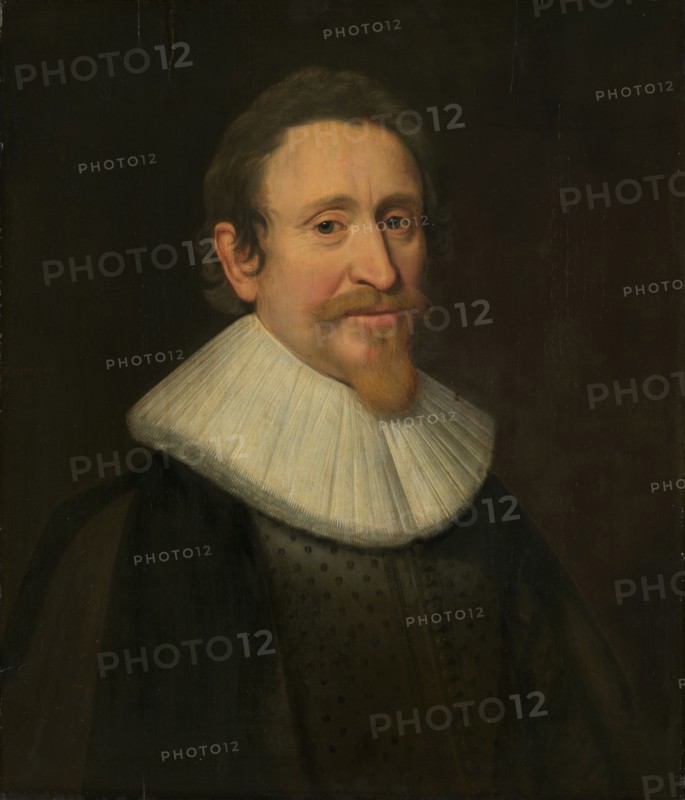 Portrait of Hugo de Groot (1583-1645), 1631. Creator: Workshop of Michiel Jansz van Mierevelt.
