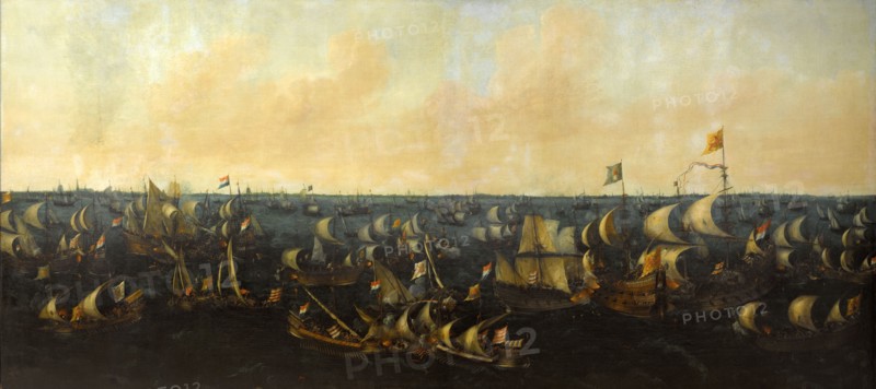 The Battle of the Zuider Zee, 6 October 1573, 1621. Creator: Abraham de Verwer.