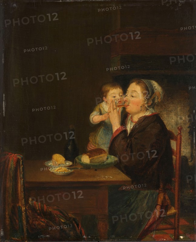 A Mother and her Child, 1794. Creator: Louis Bernard Coclers.