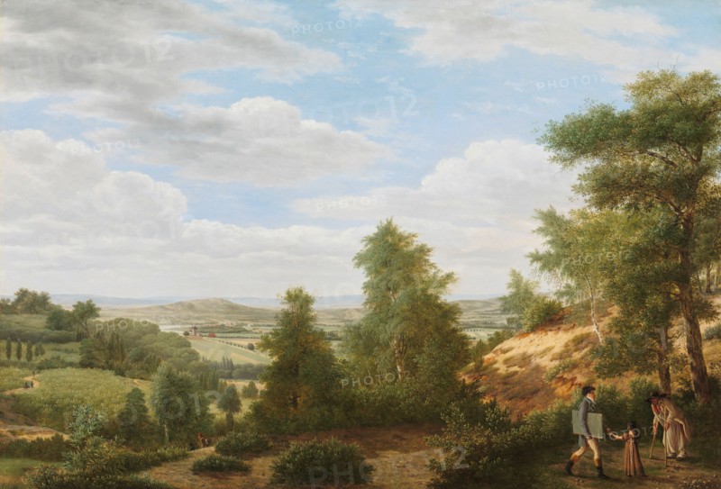 View of the Valley of Montmorency near Saint-Leu-la-Forêt, 1808. Creator: Pieter Rudolph Kleijn.