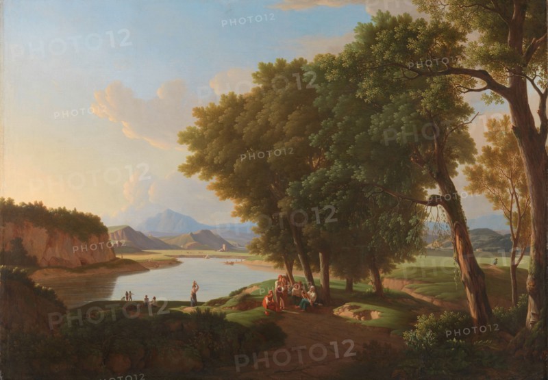 The Aqua Cetosa near Rome, 1810. Creator: Pieter Rudolph Kleijn.