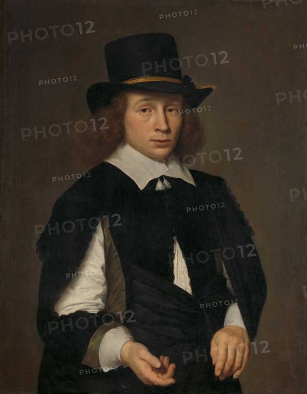Portrait of Dirck Hendrick Meulenaer (1620-in or after 1649 ?), c.1645. Creator: Paulus Hennekyn.