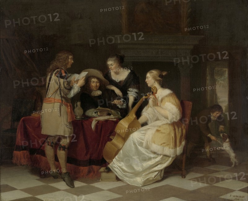 A Musical Company, 1673. Creator: Jan Verkolje.