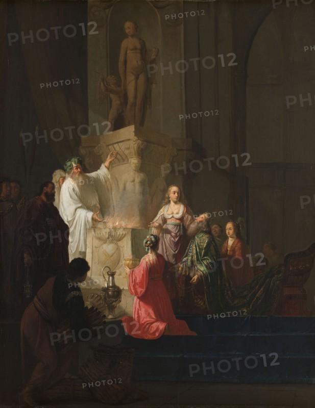 The Idolatry of King Solomon, 1630-1648. Creator: Willem de Poorter.