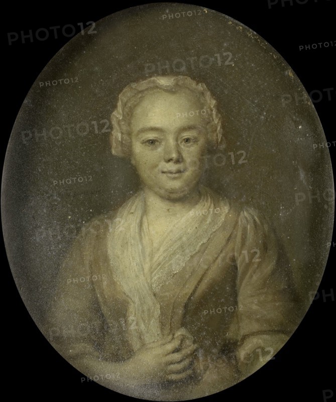 Portrait of Margaretha van Leuvenigh, Wife of Bernardus de Bosch, 1743. Creator: Jan Maurits Quinkhard.