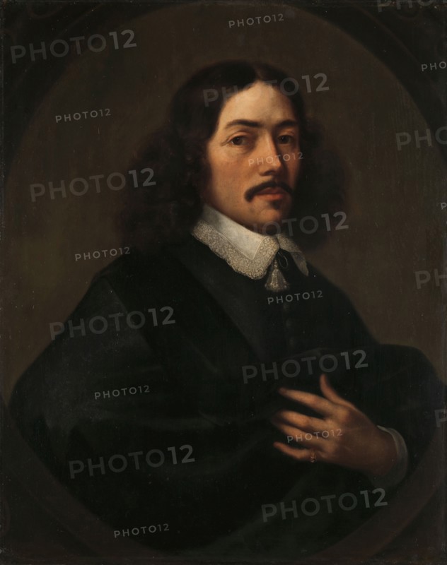 Portrait of a Man, thought to be Bartholomeus Vermuyden (1616/17-1650), 1650. Creator: Dirck Craey.