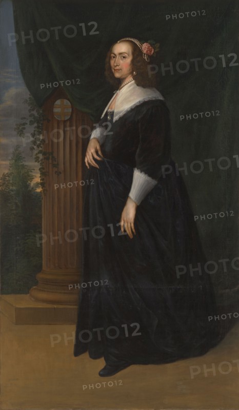 Maria Hartmansdr de Custer(e). wife of Willem Kettingh, c.1755.  Creator: Mattheus Verheyden.