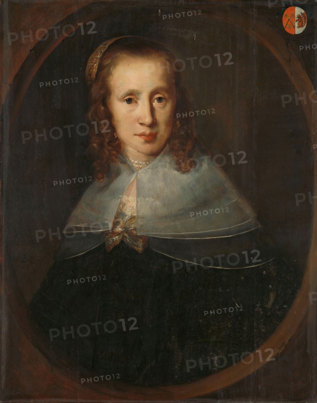 Portrait of Digna de Maets. First Wife of François Leydecker, 1640-1654. Creator: Bernardus Zwaerdecroon.