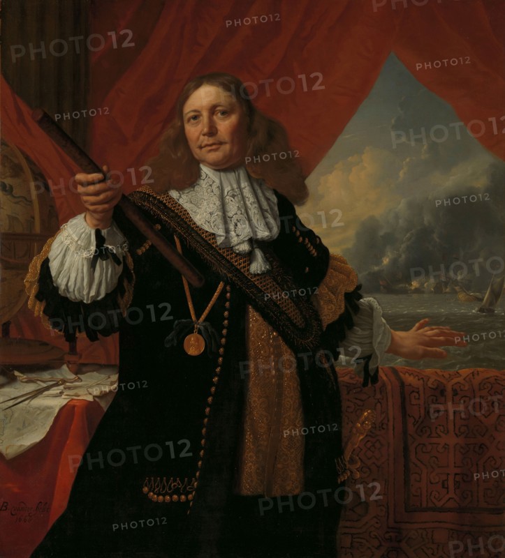 Johan de Liefde (ca. 1619-73), Vice-Admiral, 1668. Creator: Bartholomeus van der Helst.