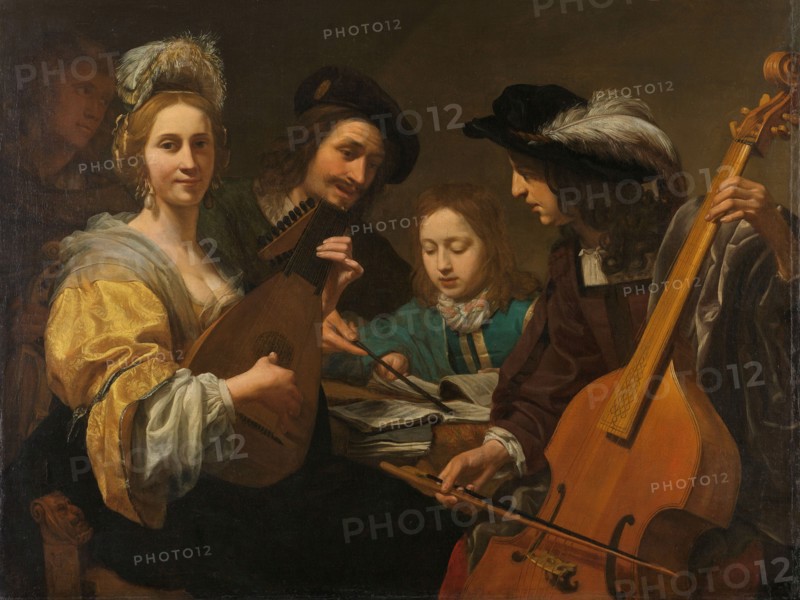 A Musical Company, 1651. Creator: Gerard van Kuijl.