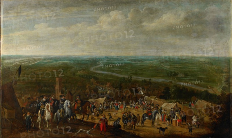 Prince Frederik Hendrik at the Siege of 's-Hertogenbosch, 1629, c.1631. Creator: Pauwels van Hillegaert I.