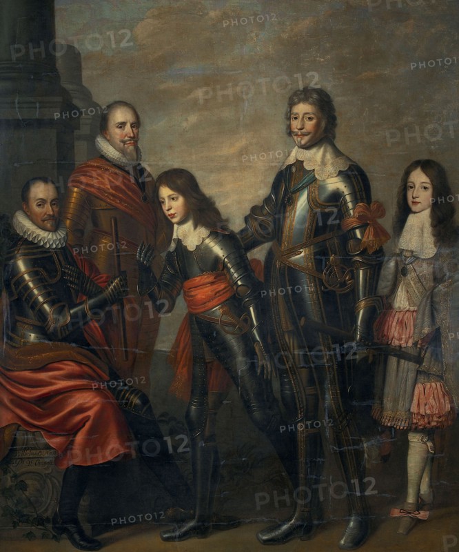 Four Generations of the Princes of Orange: William I, Maurice and Frederick Henry..., c.1660-c.1662. Creator: Pieter Nason.
