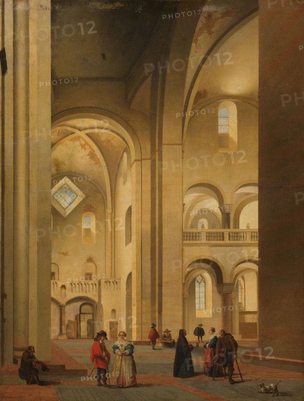 The Transept of the Mariakerk in Utrecht, Seen from the Northeast, 1637. Creator: Pieter Jansz Saenredam.