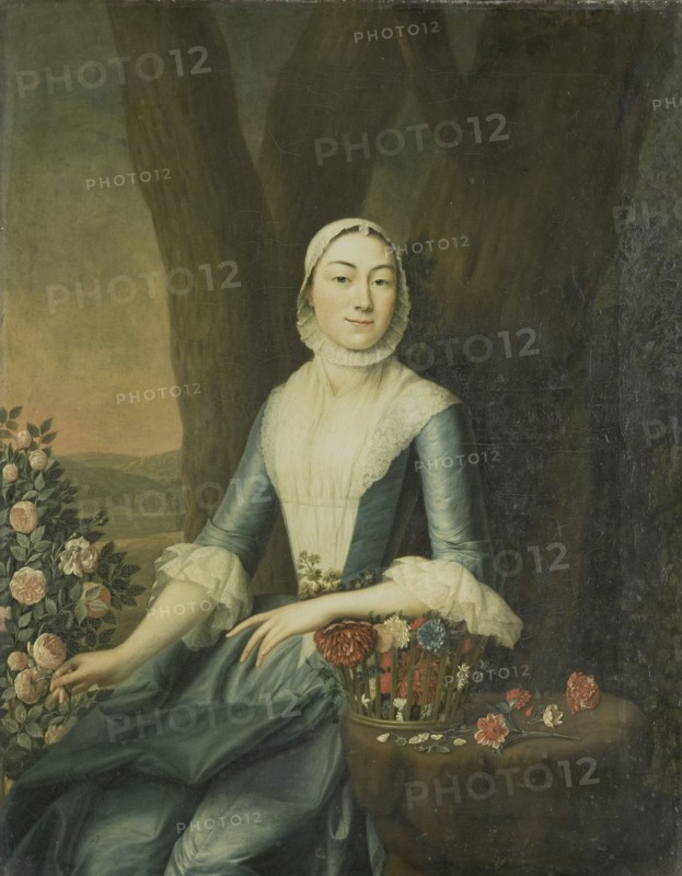 Portrait of Magdalena van Citters, Wife of Adriaen Isaac Hurgronje, c.1760. Creator: Unknown.