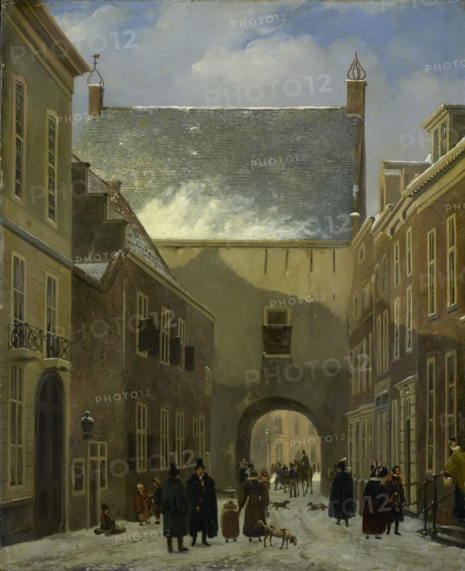 The Gevangenpoort, The Hague, 1820-1830. Creator: Johannes Adrianus van der Drift.