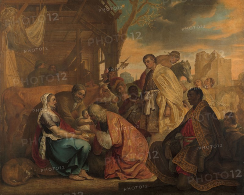 The adoration of the Magi, 1646. Creator: Joris van Schooten.