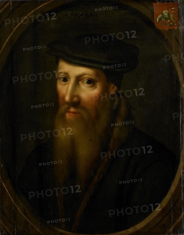 Portrait of David Jorisz, Glass Painter in Delft, Fanatic Anabaptist, after 1544 in Basel, 1600-1649 Creator: Unknown.