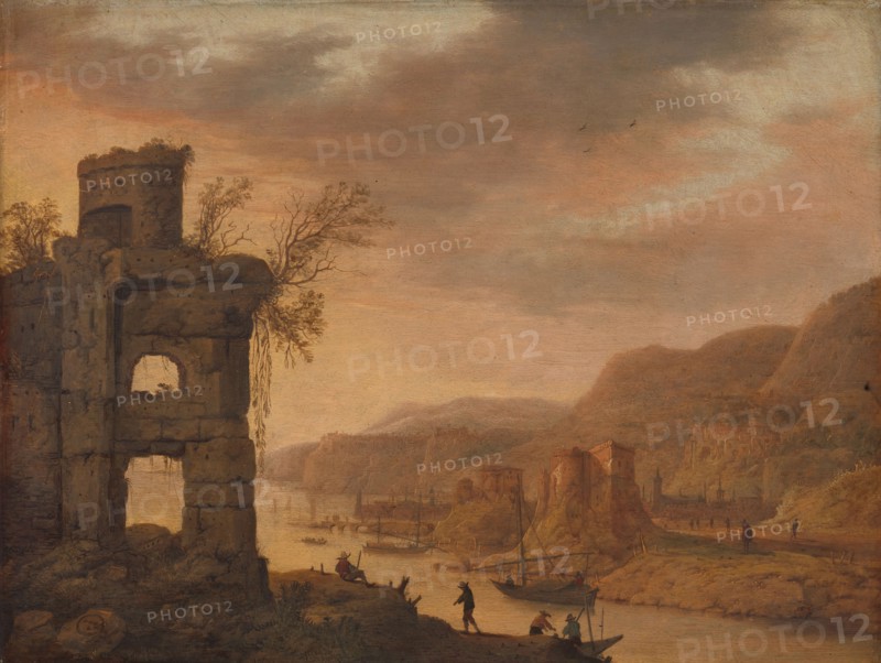River Landscape, 1630-1675. Creator: Dirck Verhaert.