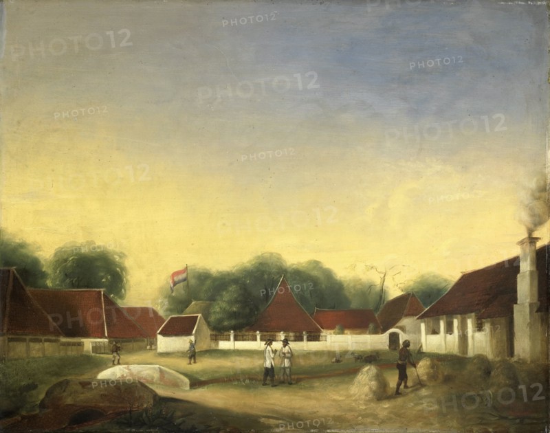 A Sugar Factory (?) on Java, 1849. Creator: Herman Theodorus Hesselaar.