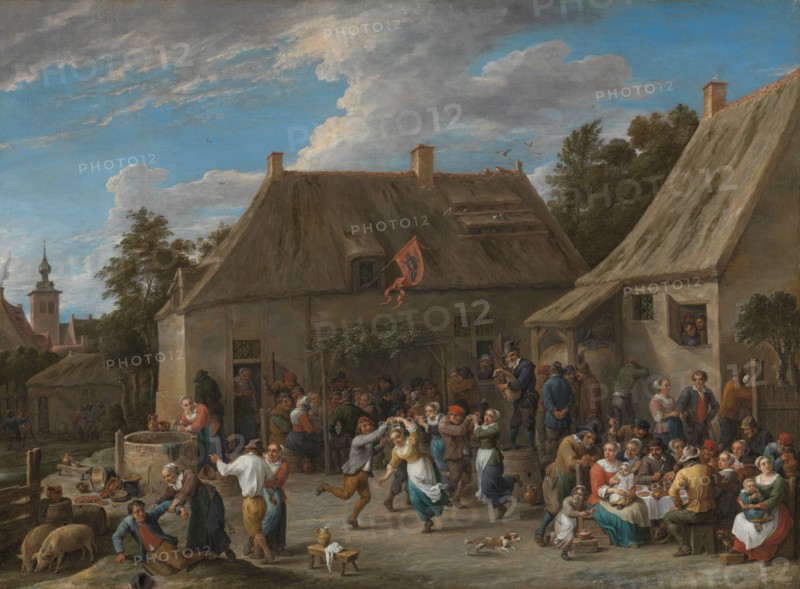 Peasant Fair, c.1665. Creator: David Teniers II.