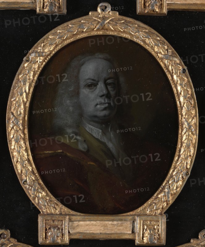 Portrait of Frans Greenwood, Miniaturist, Glass Engraver and Poet in Dordrecht, 1732-1771. Creator: Aert Schouman.