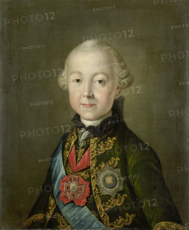 Portrait of Paul I, Emperor of Russia, at a young age, c.1765. Creator: Anon.