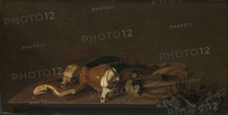Still Life with Suckling-Pig Skulls, 1620-1640. Creator: Anon.