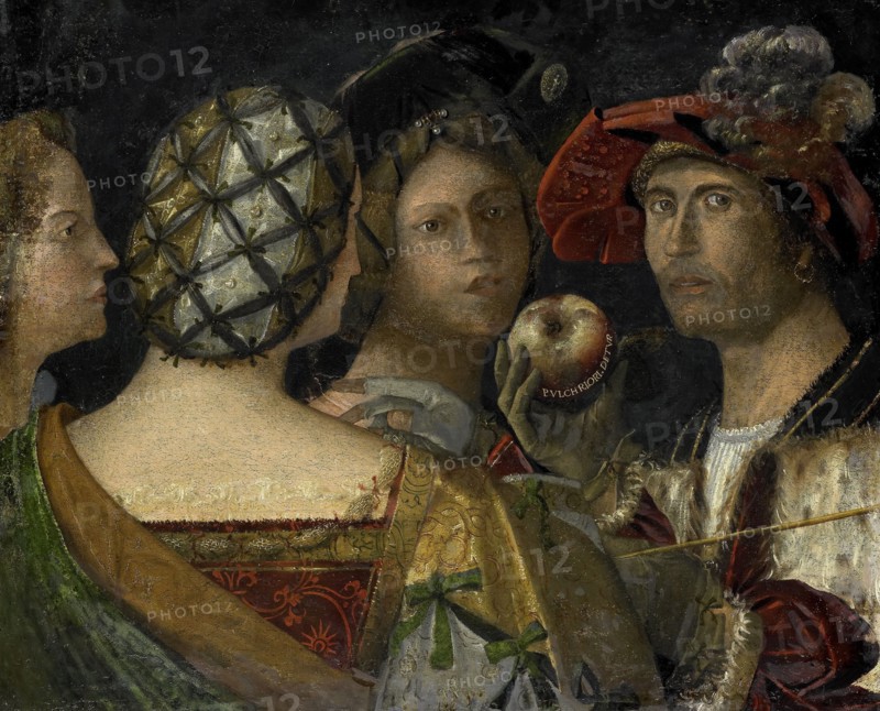 The Judgment of Paris, 1500-1524. Creator: Antonio Vendri.