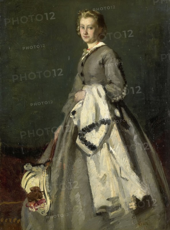 A young Woman, 1863. Creator: August Allebe.