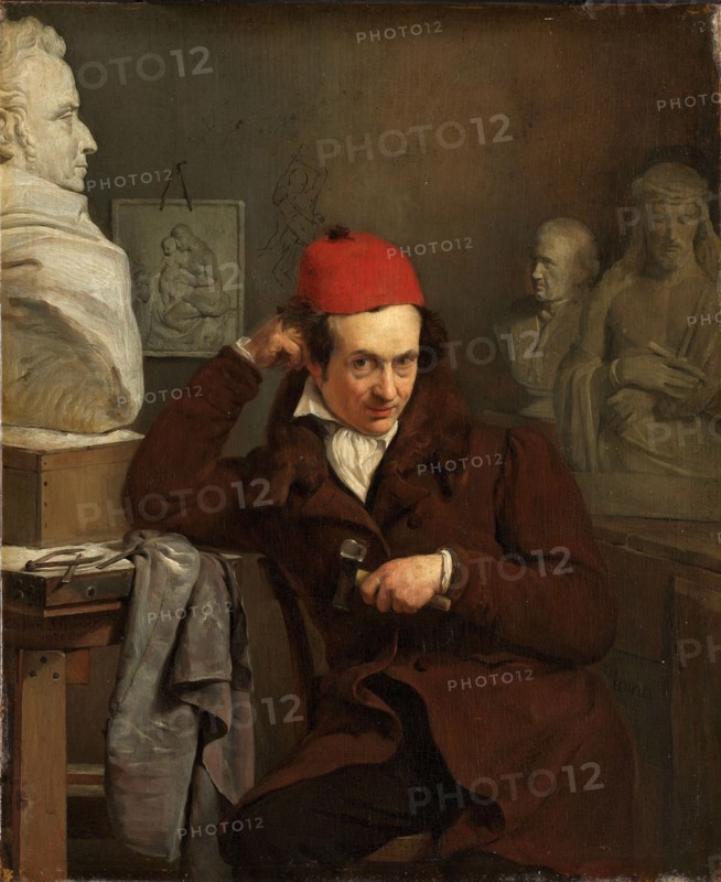 Portrait of Louis Royer, 1830. Creator: Charles van Beveren.