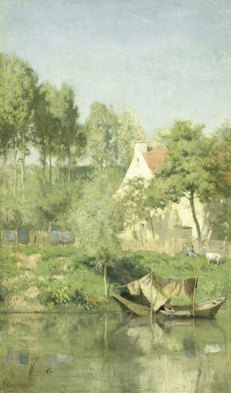 On the Oise, 1877. Creator: Coen Metzelaar.