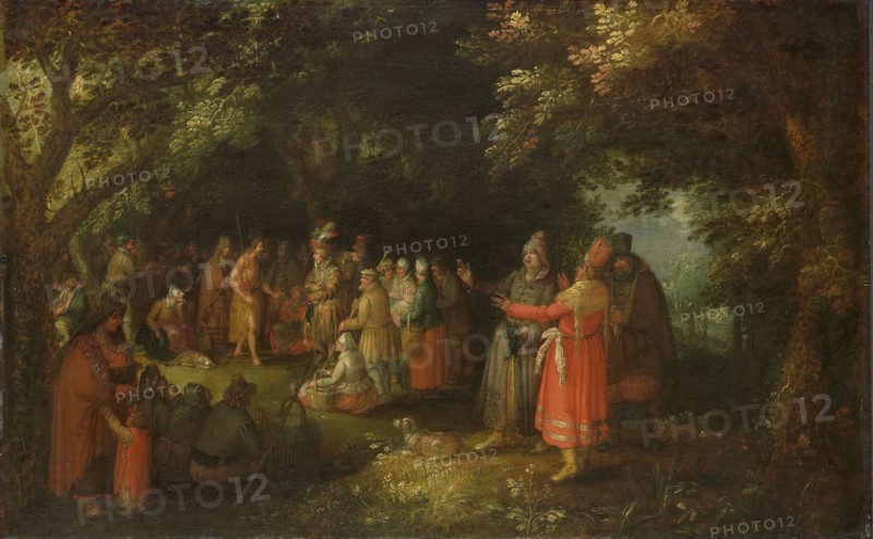 The Preaching of St John the Baptist, c.1610. Creator: David Vinckboons.