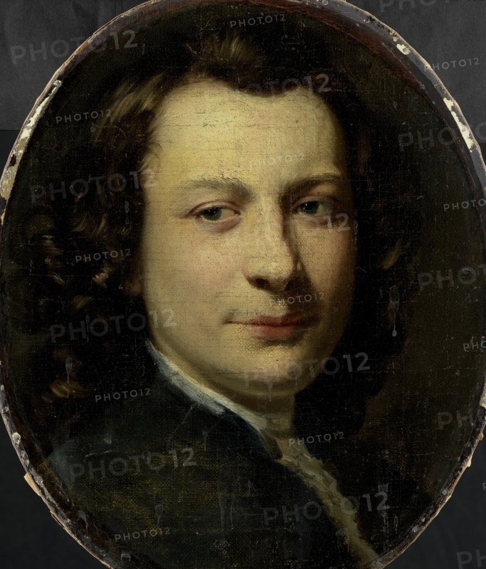 Portrait of George van der Myn, Painter, 1750-1763. Creator: Frans van der Mijn.