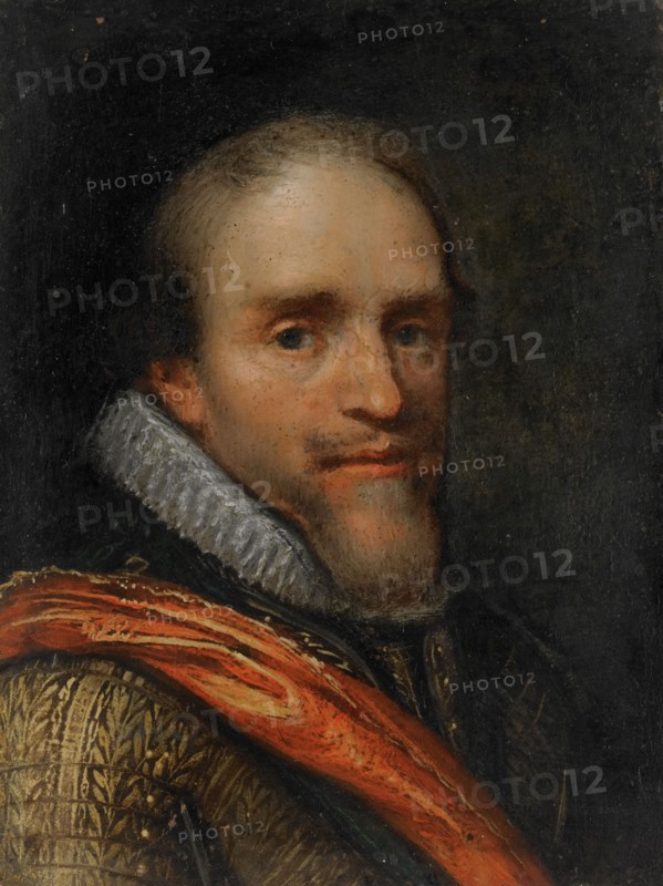 Portrait of Maurice (1567-1625), Prince of Orange, after c.1612. Creator: Jacob Lyon.