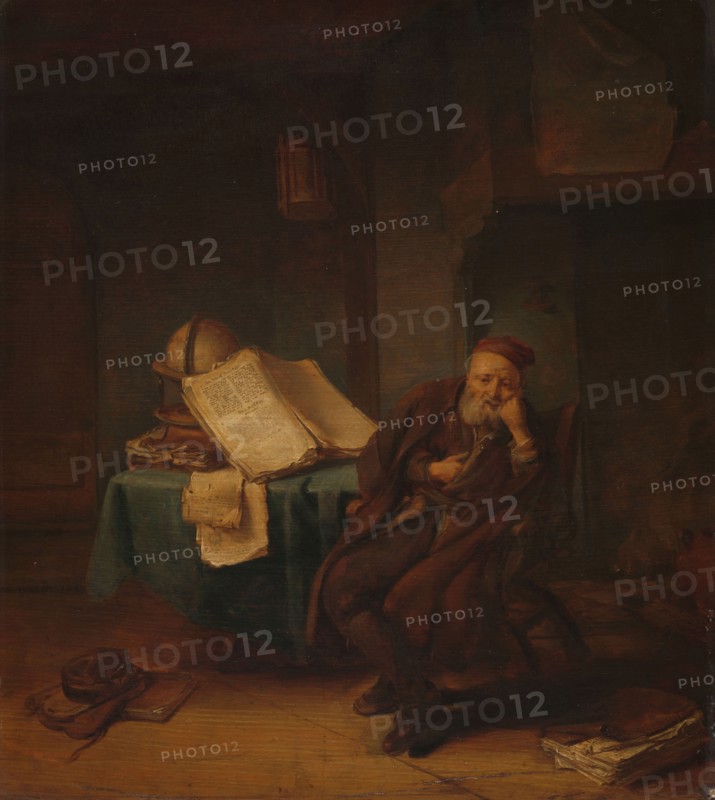 Philosopher in his Study, 1645. Creator: Jacob van Spreeuwen.