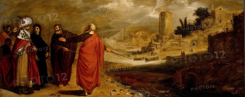 Aaron Changing the Water of the River into Blood, 1610. Creator: Jan Symonsz. Pynas.