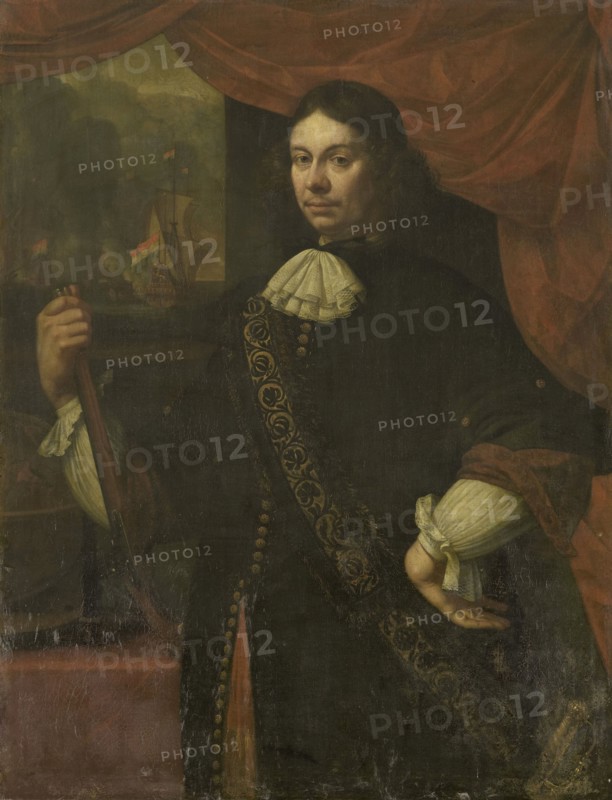 Portrait of Cornelis Jacobsz de Boer, Captain in the Navy, 1674. Creator: Jan van Neck.