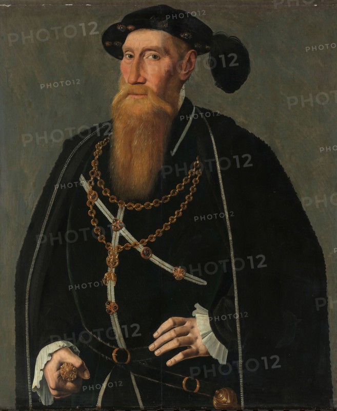 Portrait of Reinoud III of Brederode, c.1545. Creator: Jan van Scorel.