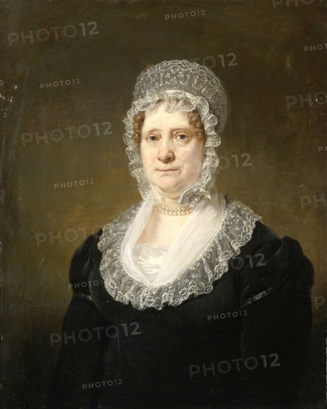 Portrait of Sara de Haan, Widow of the Amsterdam Underwriter Cornelis Hartsen, 1820-1832. Creator: Jan Willem Pieneman.