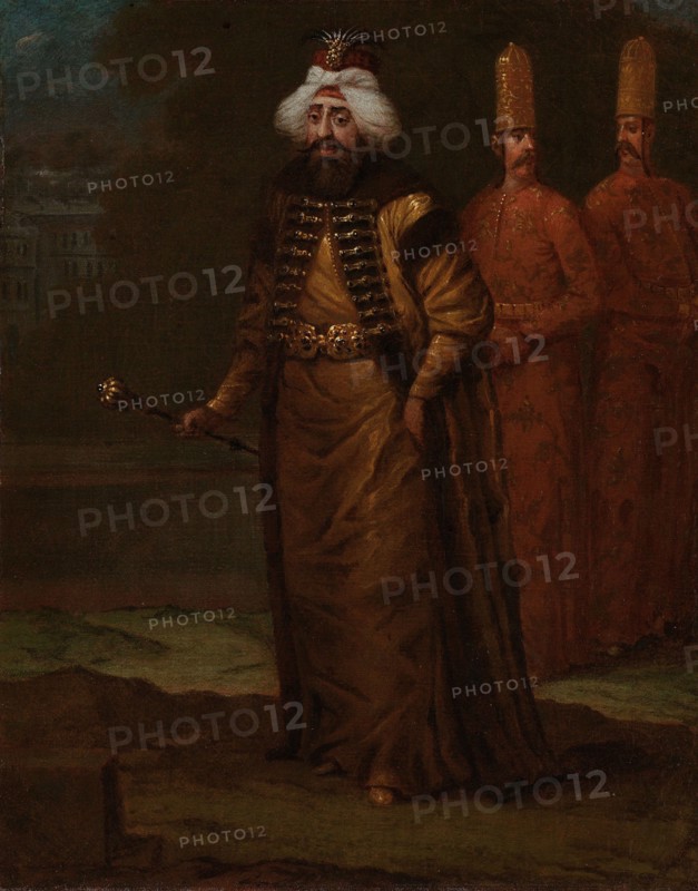Sultan Ahmed III, c.1727-c.1730. Creator: Jean Baptiste Vanmour.