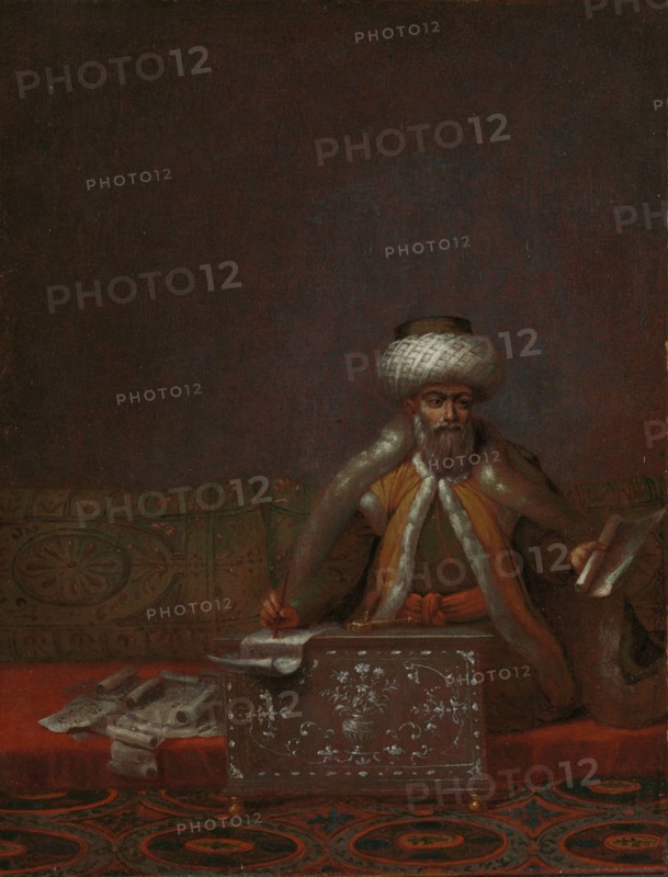 The Reis Effendi, Head of the Chancery, c.1727-c.1730. Creator: Jean Baptiste Vanmour.
