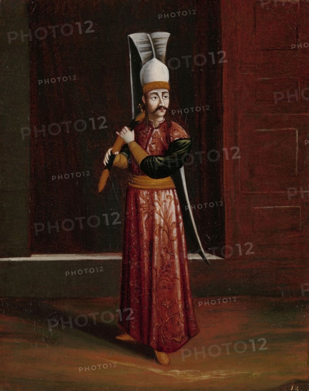 Seliktar Agassi, Equerry to the Sultan (Supreme Weapon-Bearer), 1700-1737. Creator: Workshop of Jean Baptiste Vanmour.